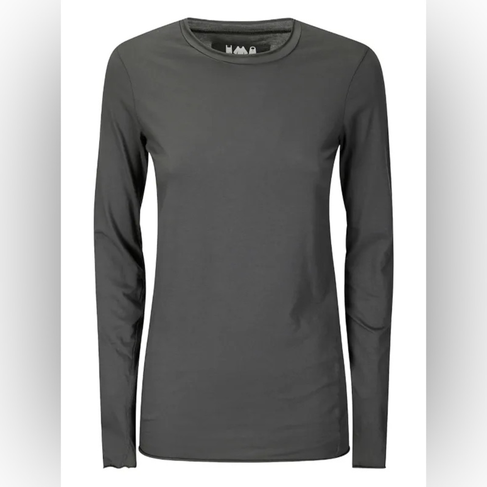Labo.art Basica Long Sleeve T-shirt charcoal dark grey size 2 (M) perfect condit - Picture 2 of 12